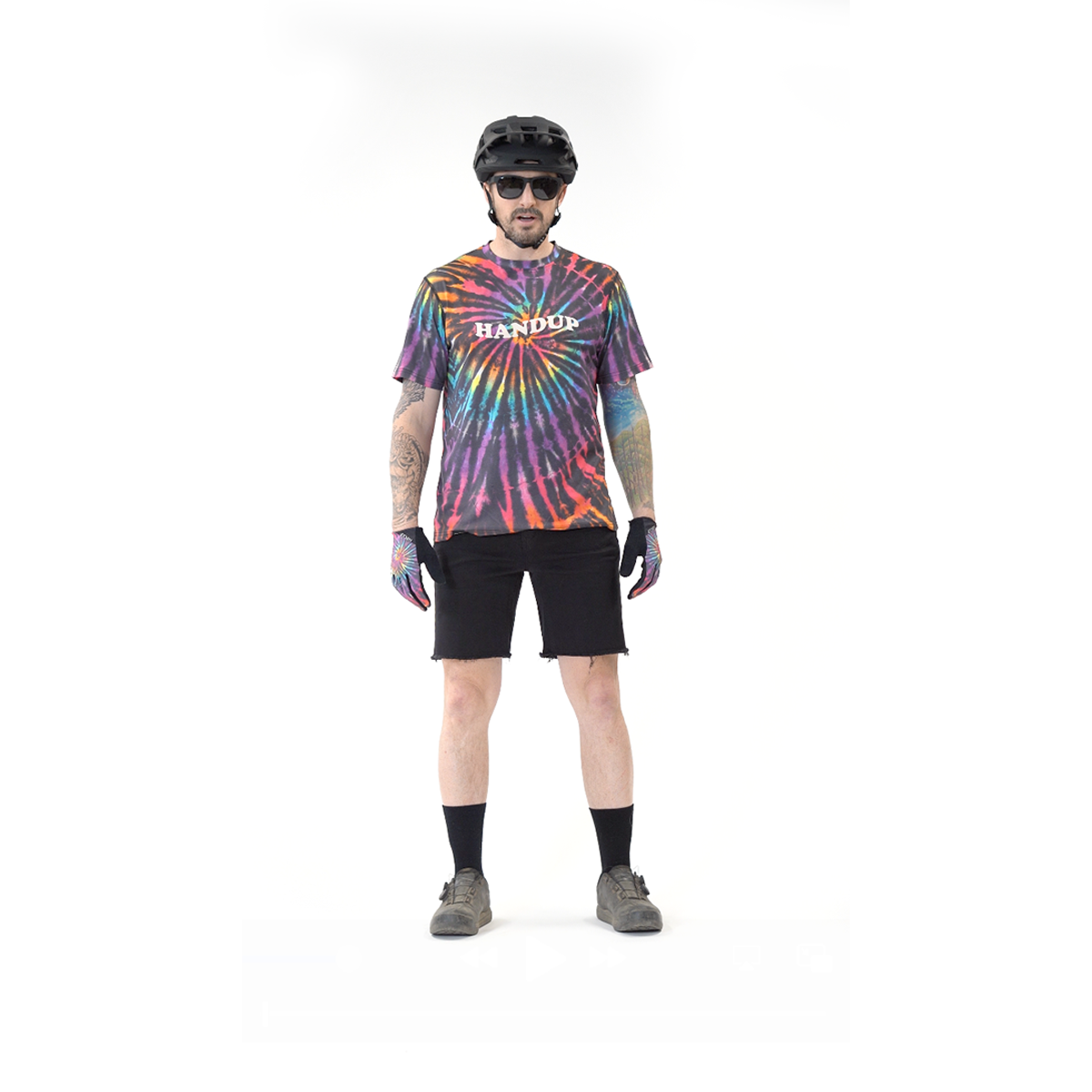 Gloves - Reverse Tie Dye