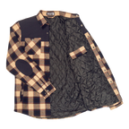 Flannel Jacket - Navy/Tan Plaid