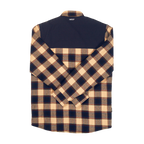 Flannel Jacket - Navy/Tan Plaid