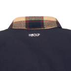 Flannel Jacket - Navy/Tan Plaid