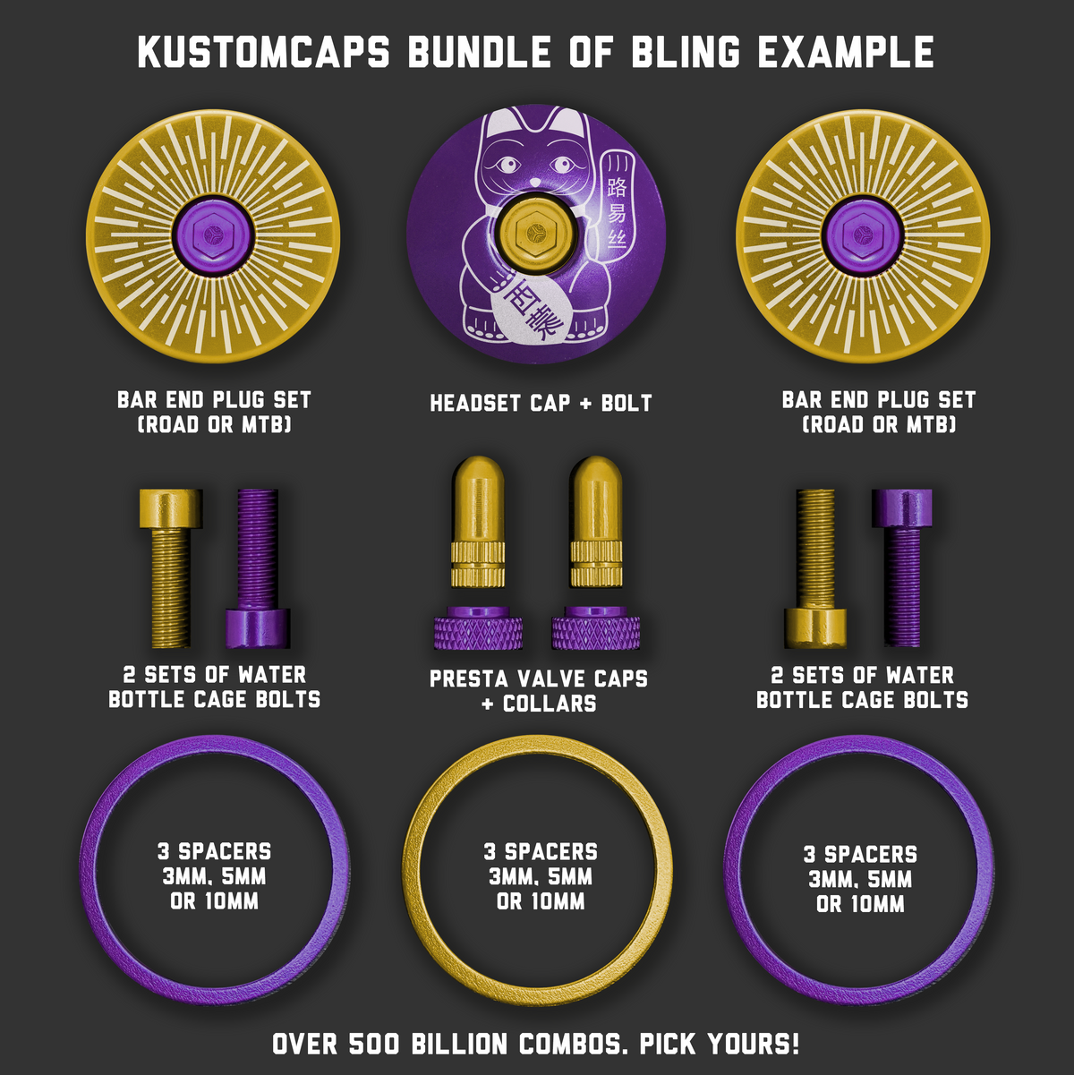 The KustomCaps Bundle of Bling