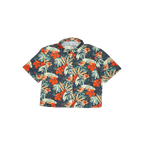 Cropped FlexGRID Button Up - Paradise Pedal