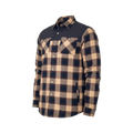 Flannel Jacket - Navy/Tan Plaid