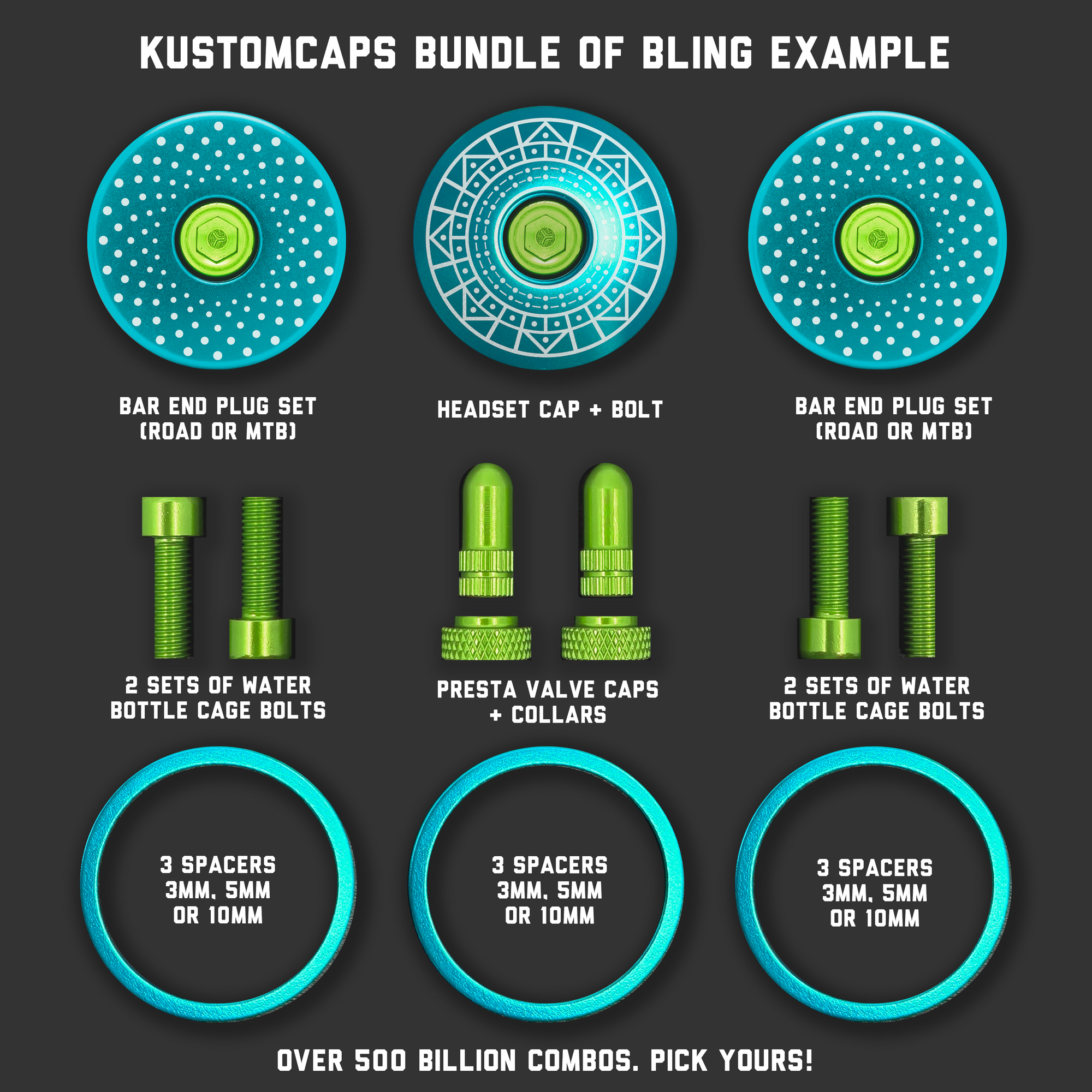 The KustomCaps Bundle of Bling