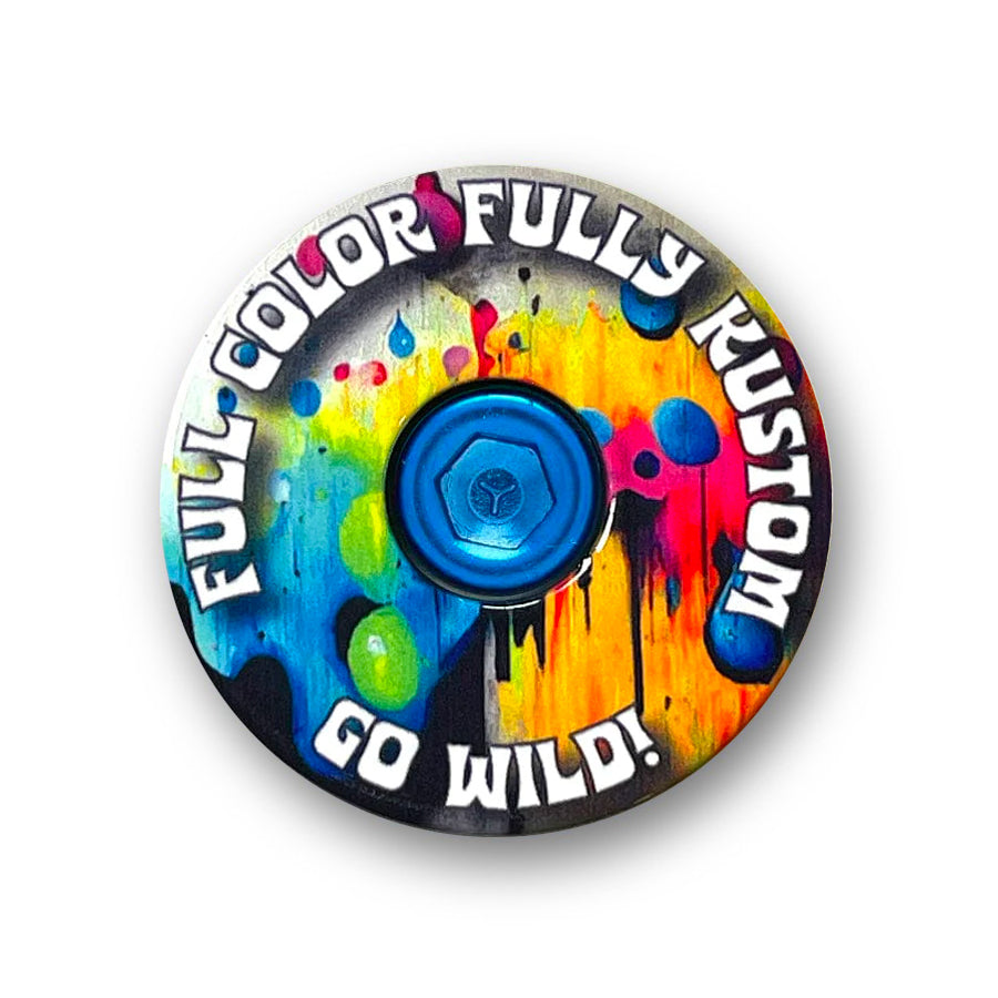 Full Color Fully Kustom Bicycle Headset Cap