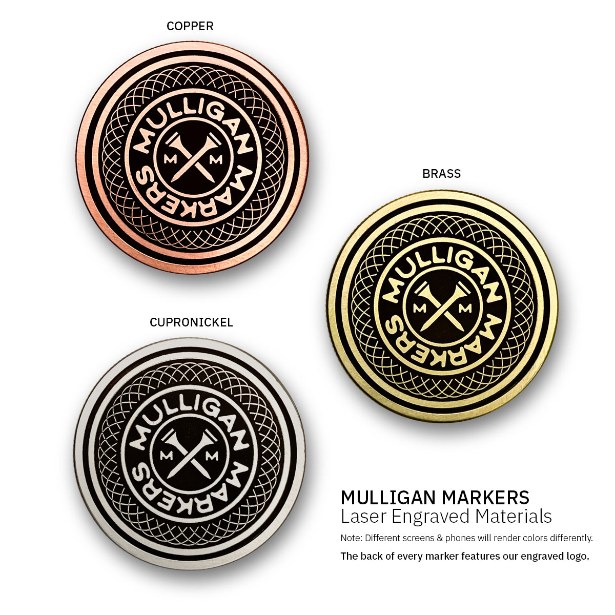 The Monogram - Golf Ball Marker