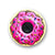 Strawberry Icing Donut Bicycle Headset Cap