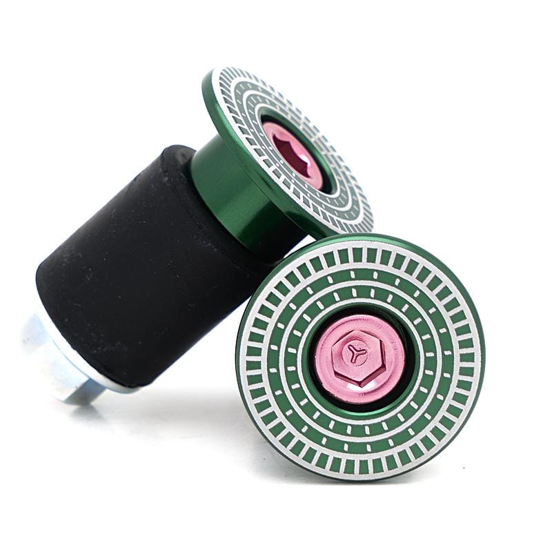 Dash Mandala Bicycle Bar End Plugs