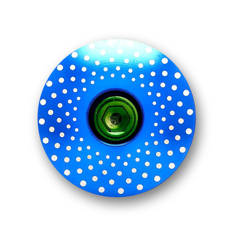 Dot Mandala Bicycle Headset Cap