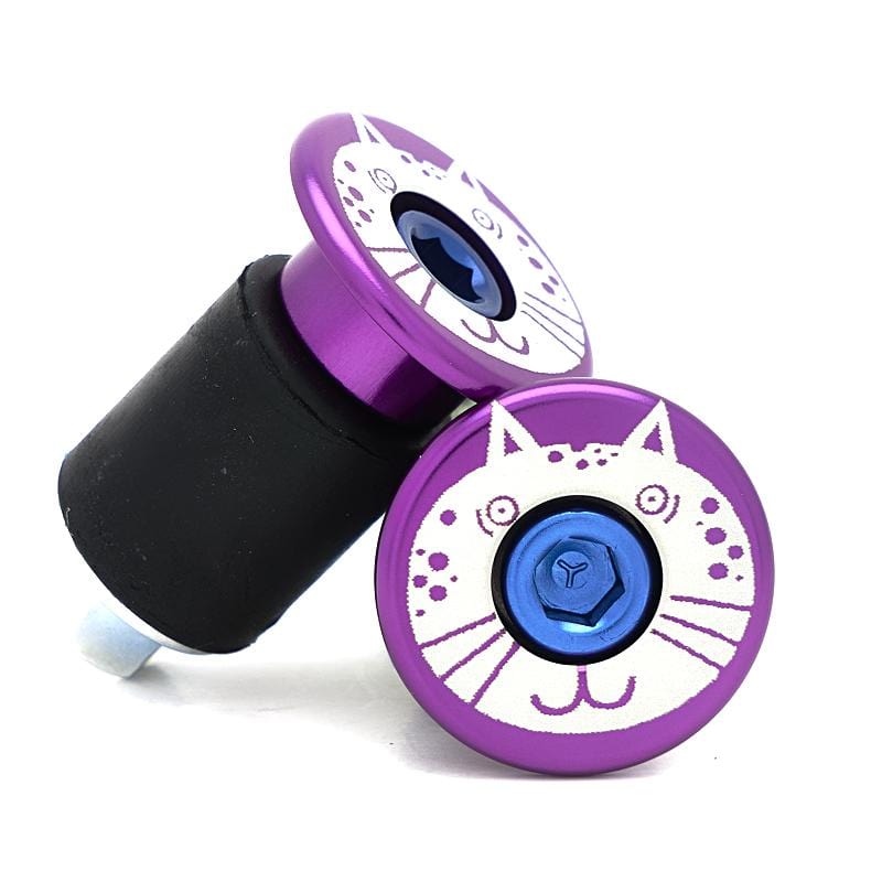 Fancy Cat Bicycle Bar End Plugs