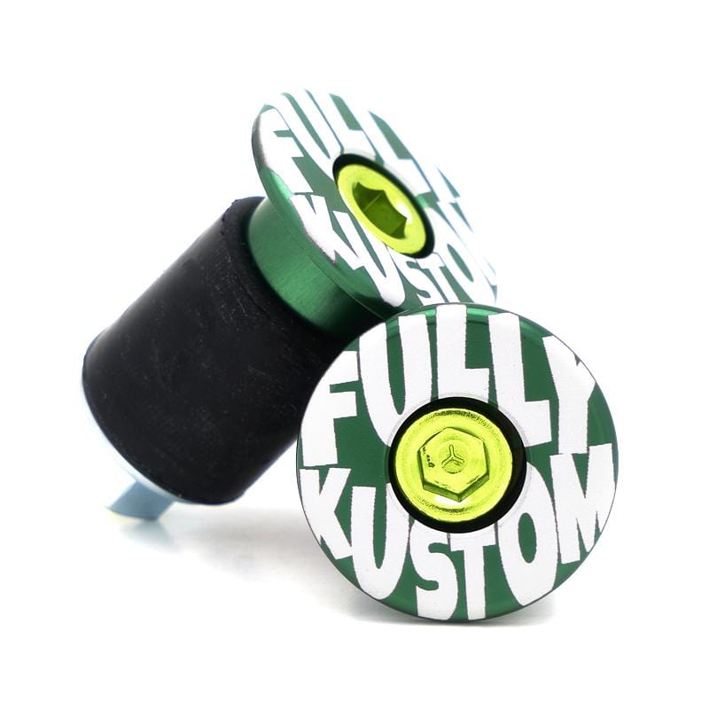 Fully Kustom Bar End Plug Set by KustomCaps