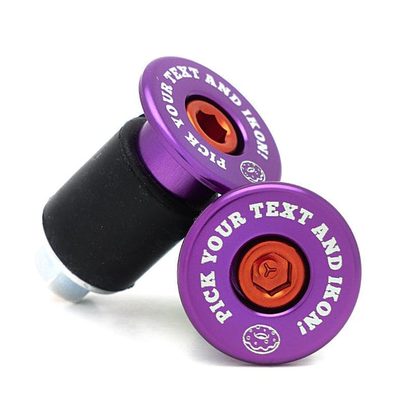 Embouts De Barre Vintage Marin Lite Violet Anodisé - 22,2mm Pour VTT - Occasion