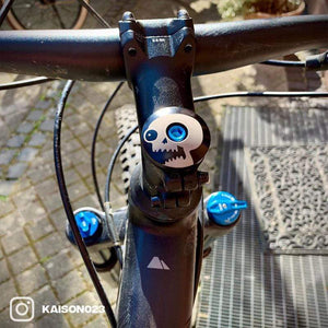 Talking Skull Bicycle Headset Cap