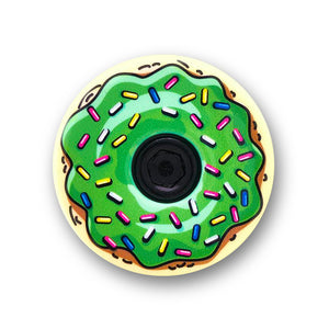 Lime Icing Donut Bicycle Headset Cap