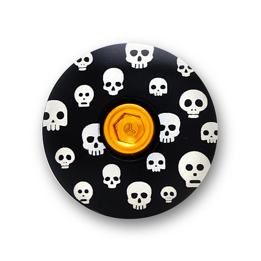 skull headset cap