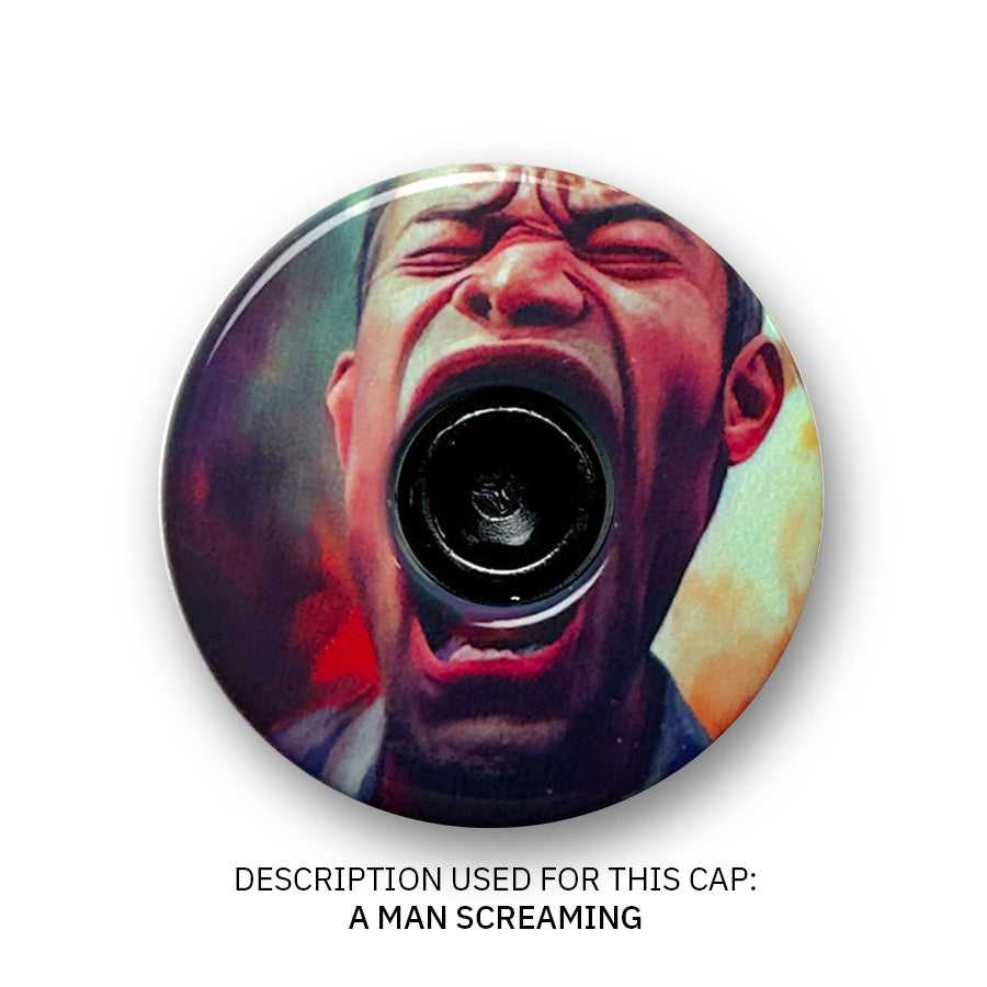 AI Artist Kustom Bicycle Headset Cap