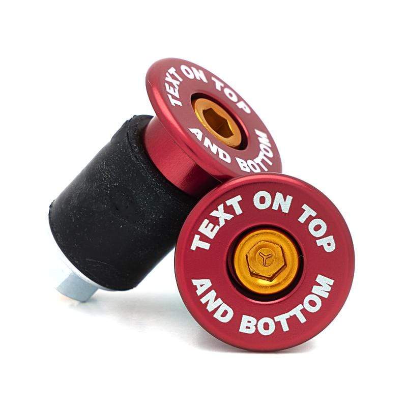 The Over/Under Custom Bar End Plugs | KustomCaps