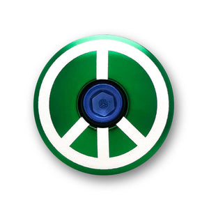 Peace Sign Bicycle Headset Cap