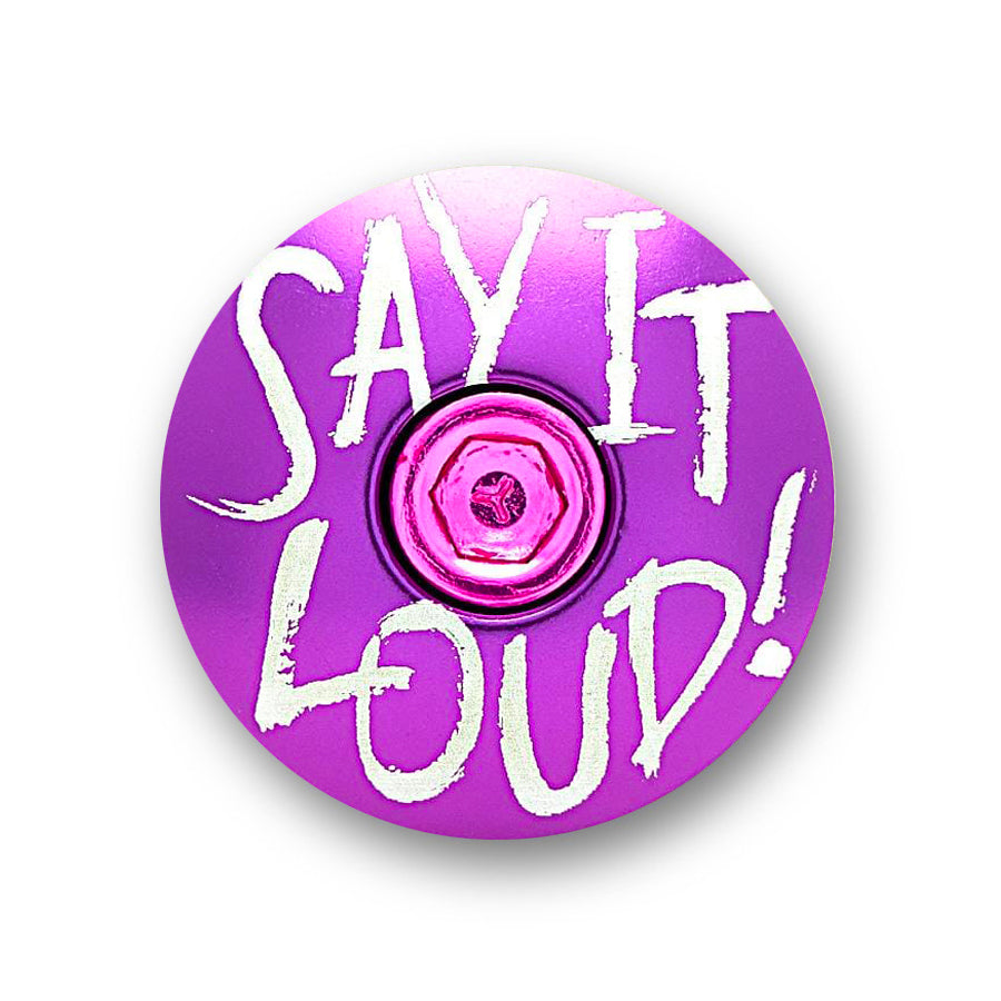 Say It Loud! Bicycle Headset Cap