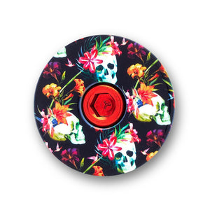 Skulls and Flowers Bicycle Headset Cap
