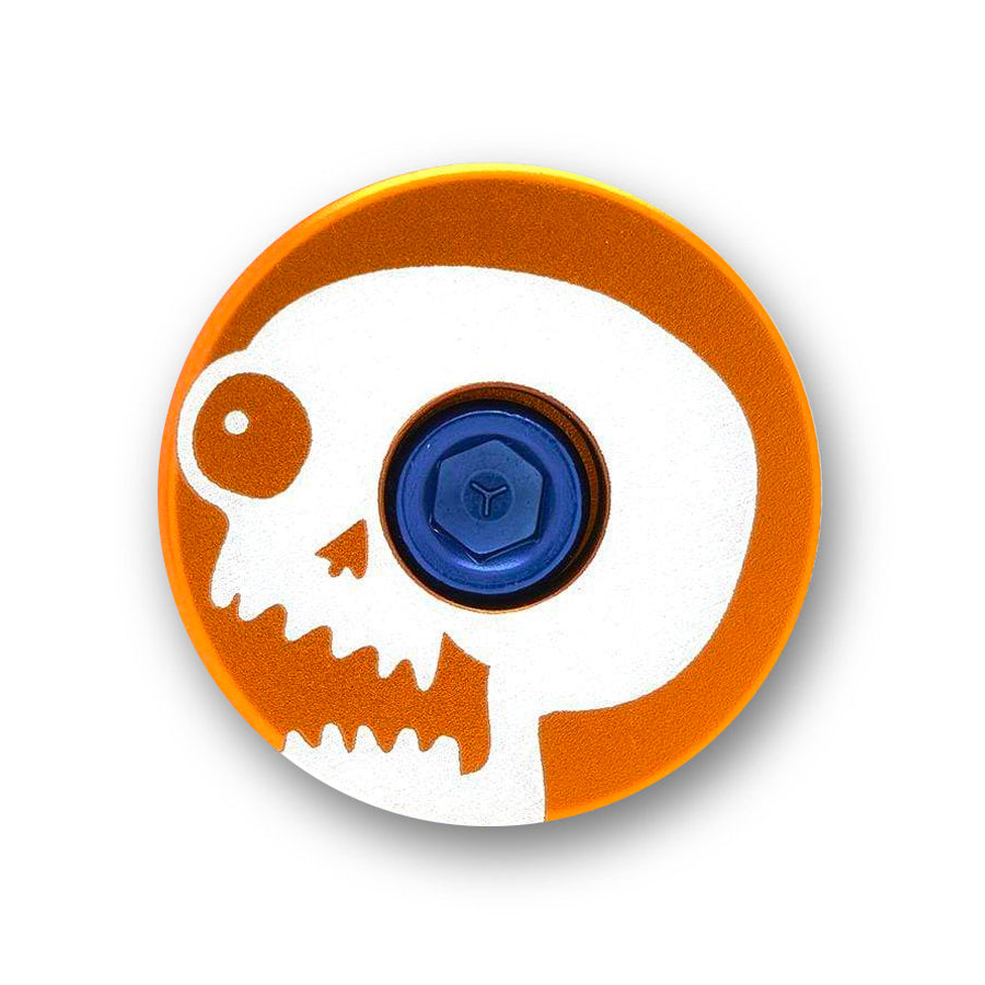 Talking Skull Bicycle Headset Cap