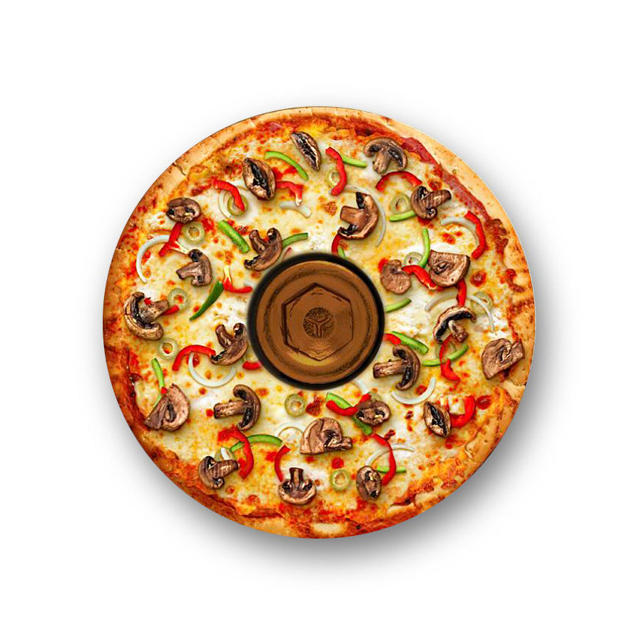 Veggie Pizza Bicycle Headset Cap