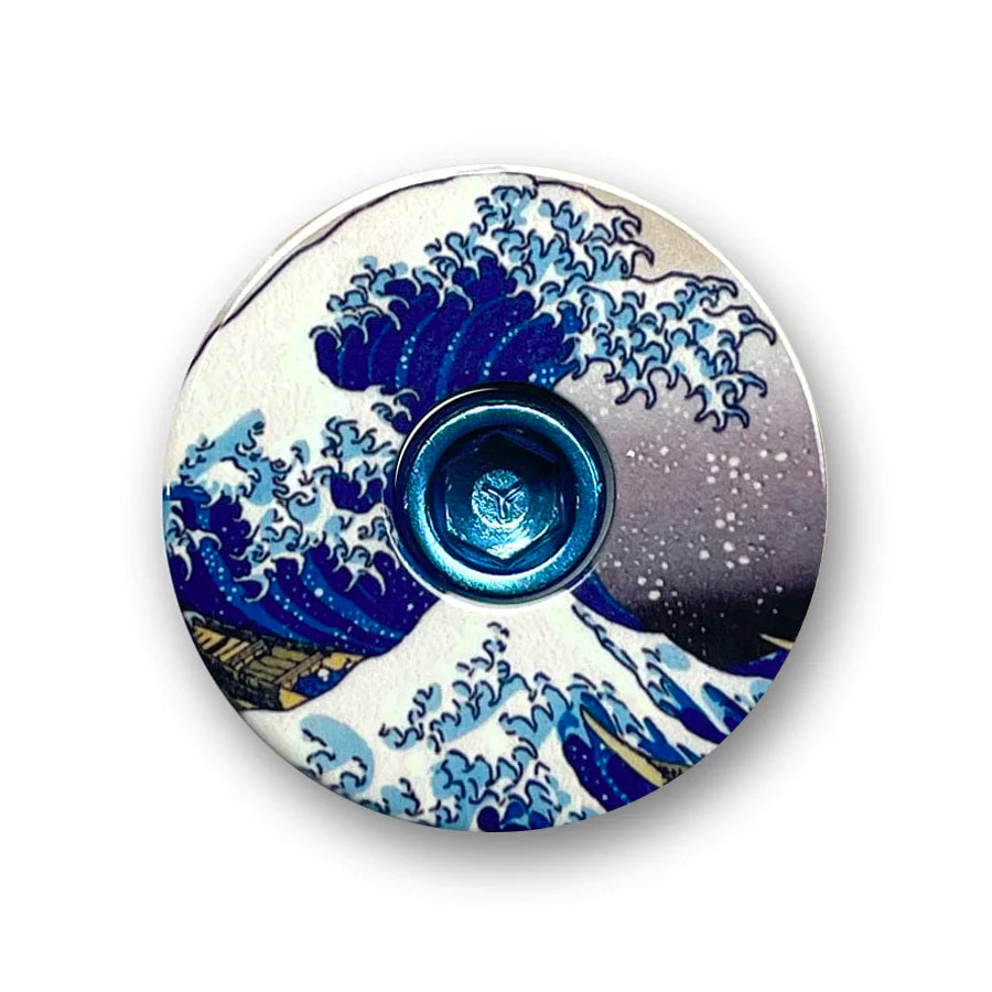 The Great Wave Off Kanagawa Bicycle Headset Cap